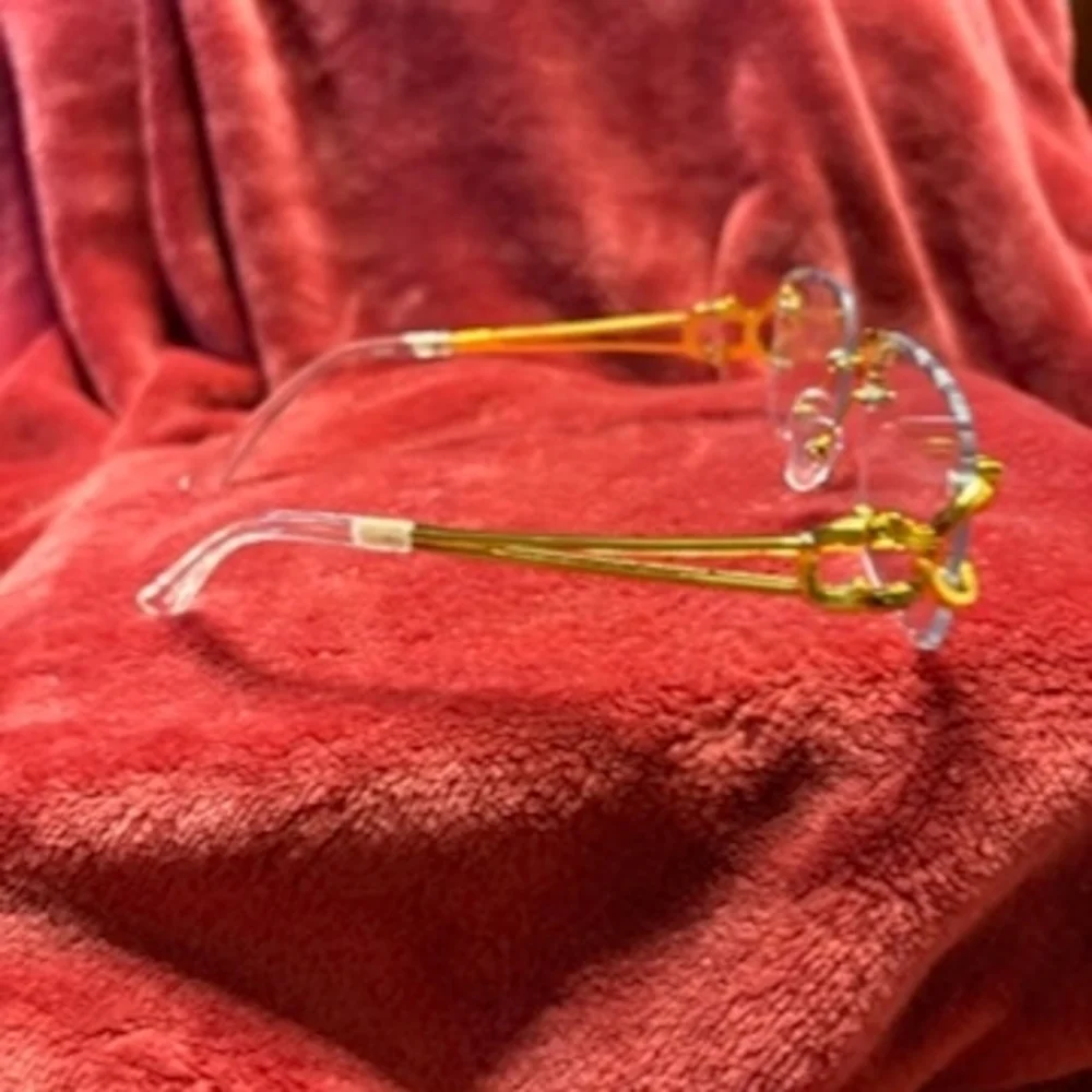 Gold Rimless Glasses - Picture 2 of 2